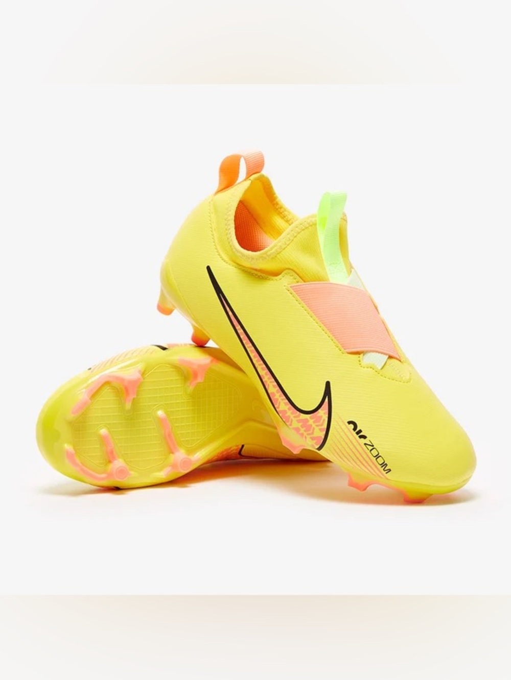 Soccer Cleats NIKE AIR ZOOM MERCURIAL VAPOR 15 ACADEMY MG LUCENT - YELLOW STRIKE
